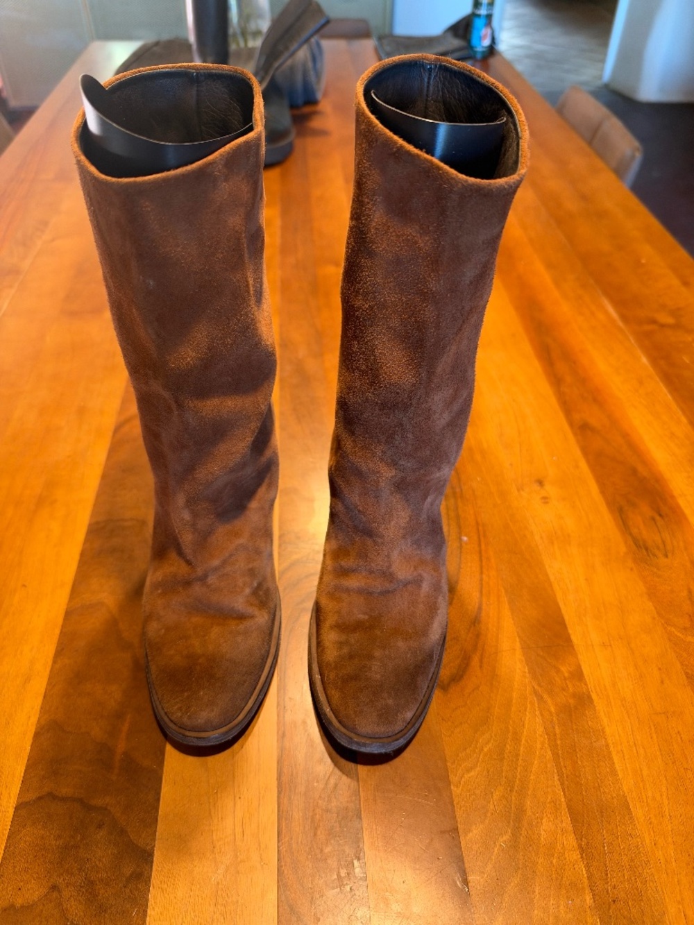 MARSÉLL Cognac Suede Boots size 39